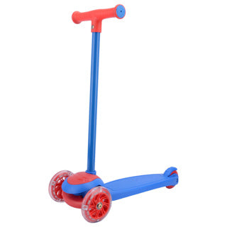 Alert step scooter driewieler blauw rood
