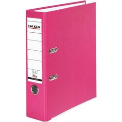Ordner falken pp-color a4 karton, pp (polypropeen) roze 2-rings 1 stuk