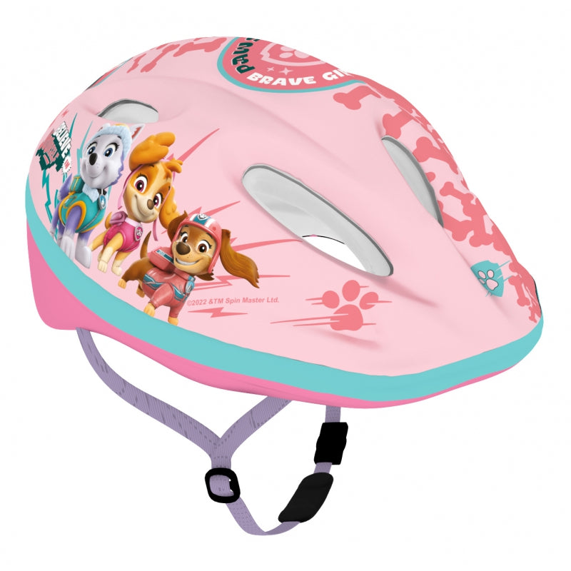 Seven polska paw patrol fietshelm - kinderhelm - geschikt voor fietsen, skaten steppen - verstelbaar - maat 52-56 cm - roze