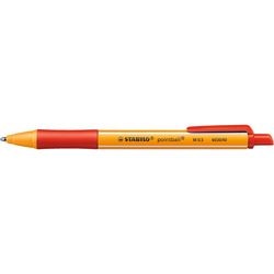 Stabilo puntbalbalpen - rood