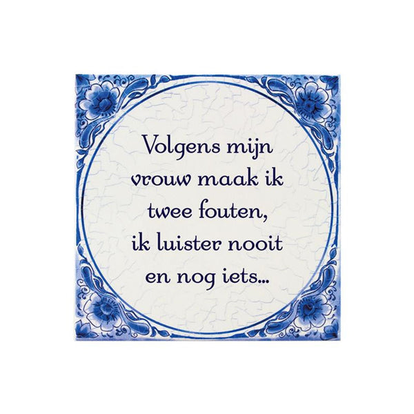 Paperdreams tegel delfts blauw - twee fouten