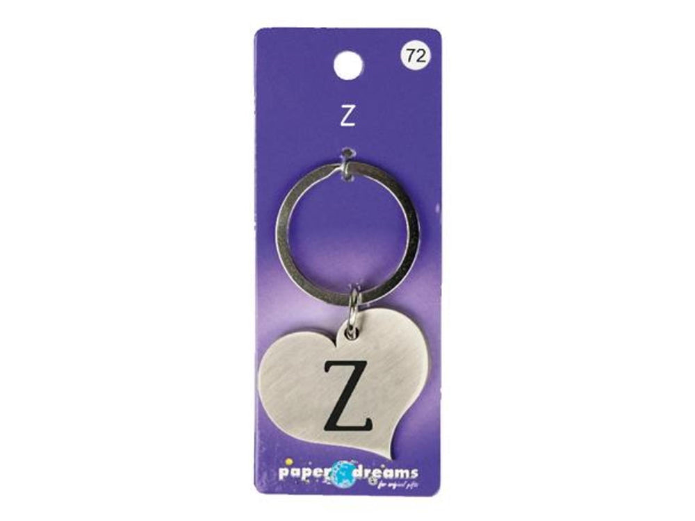 Paperdreams hart sleutelhanger - z hart sleutelhanger - z