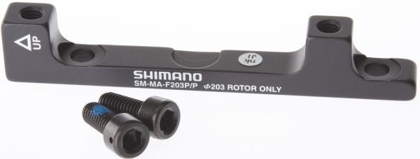 Shimano Schijfremadapter van PM remklauw naar PM vorkframe