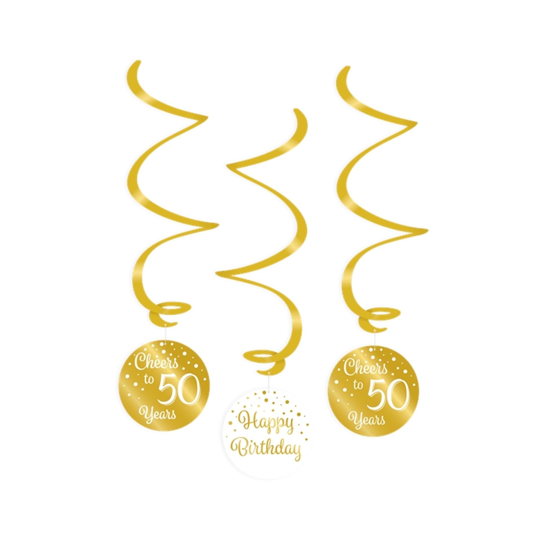 Paperdreams swirlslingers goud wit - 50