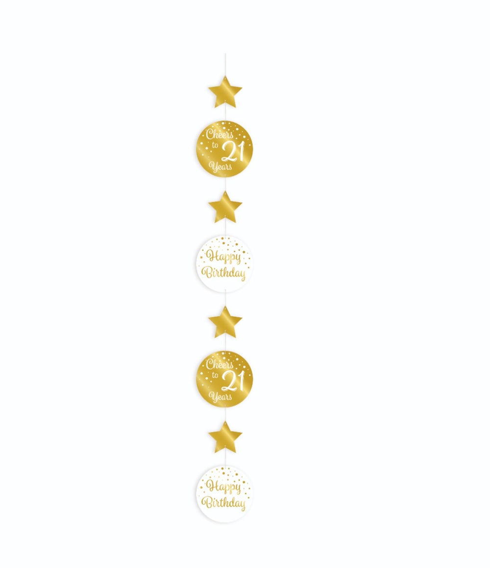 Paperdreams hangslinger goud wit - 21