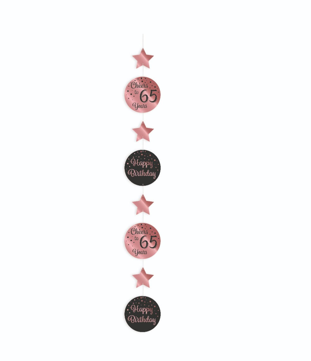 Paperdreams hangslinger roze zwart - 65