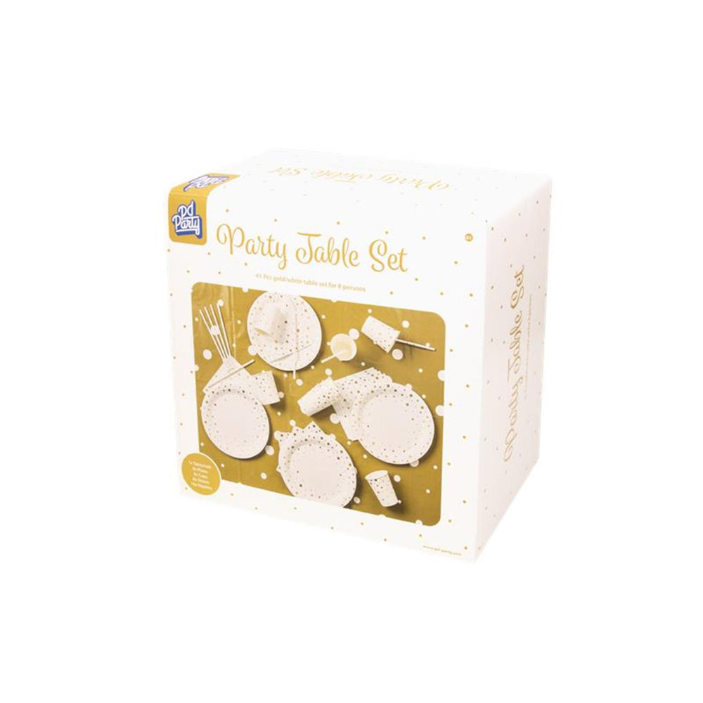 Paperdreams feestset - goud wit