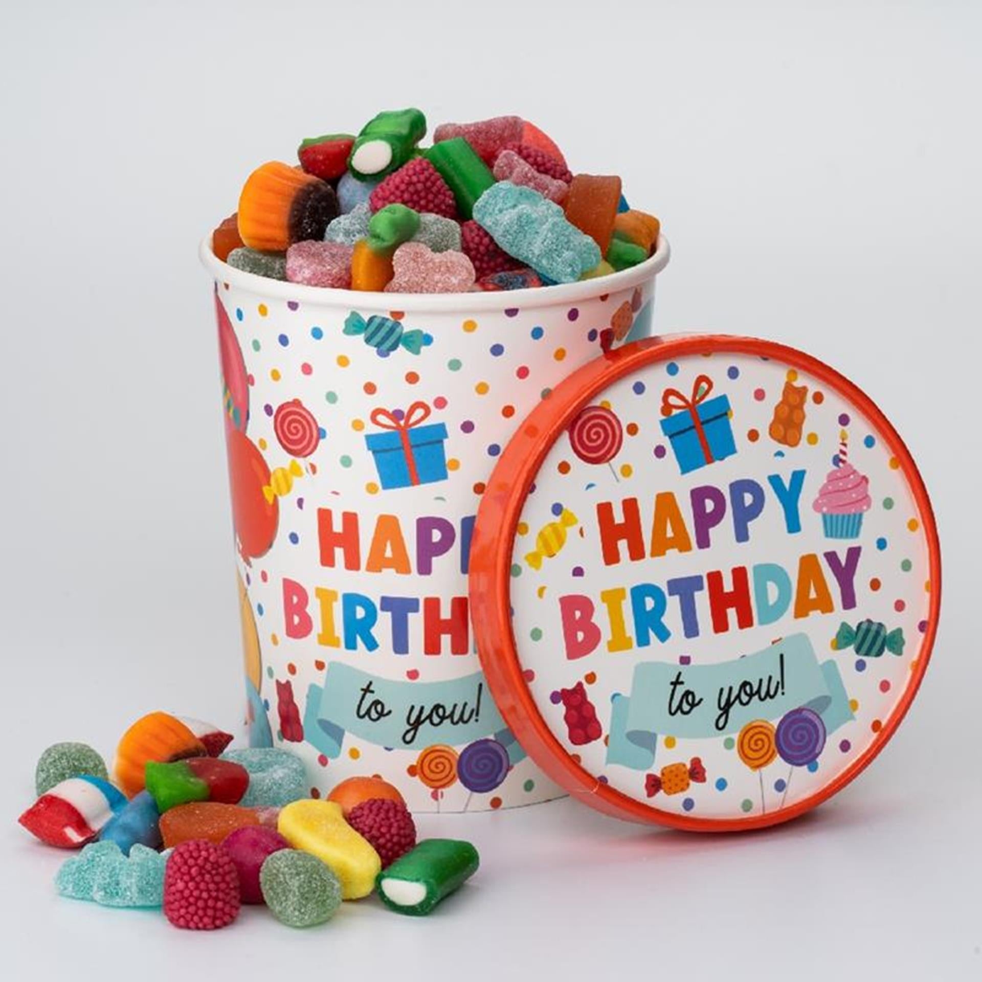 Paperdreams snoepbeker ø12x14cm - happy birthday