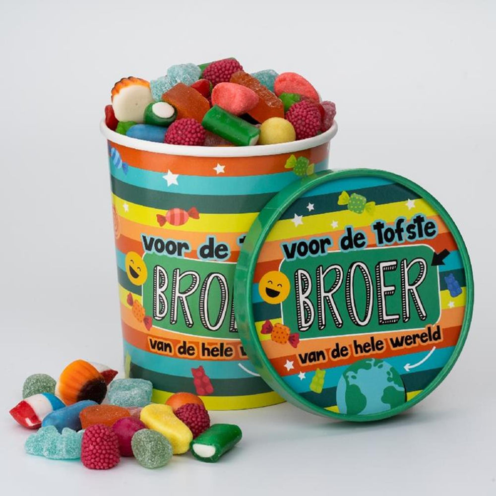 Paperdreams snoepbeker ø12x14cm - broer