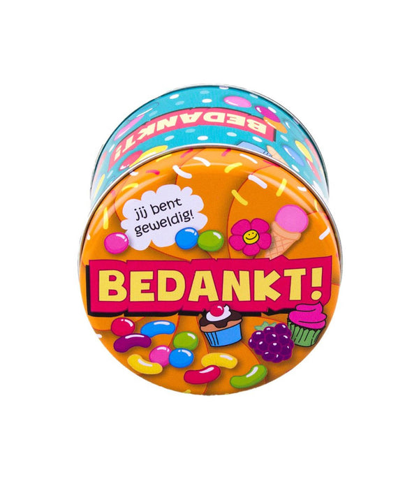 Paperdreams snoepblikje - bedankt