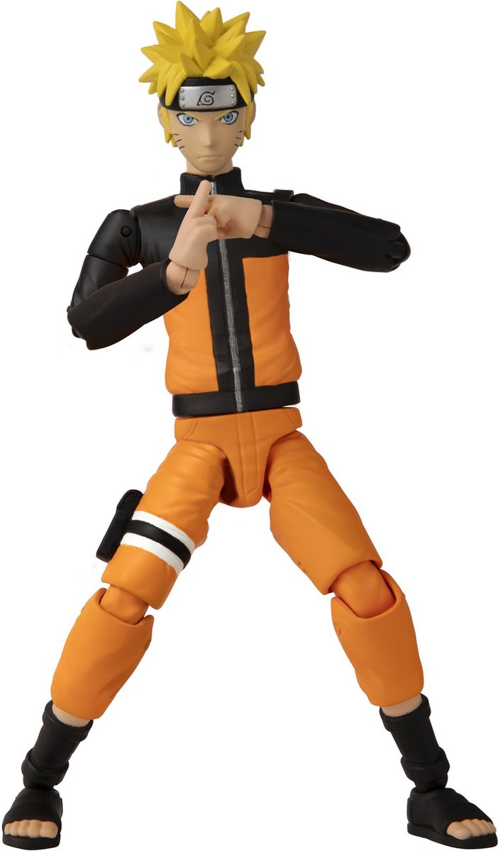 Bandai - anime heroes - naruto shippuden - anime helden figuur 17 cm - naruto uzumaki - officieel gelicenseerde naruto - naruto action figure - speelgoed voor kinderen van 4+ - 36901