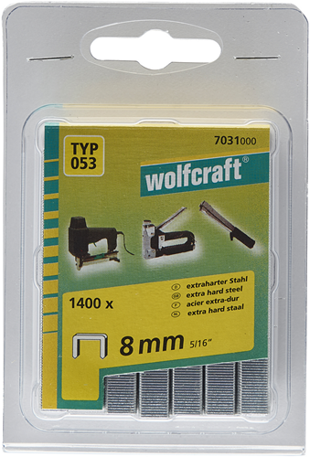 Wolfcraft breedrugnieten | type 053 | staal | 8mm | 1400 stuks - 7031000