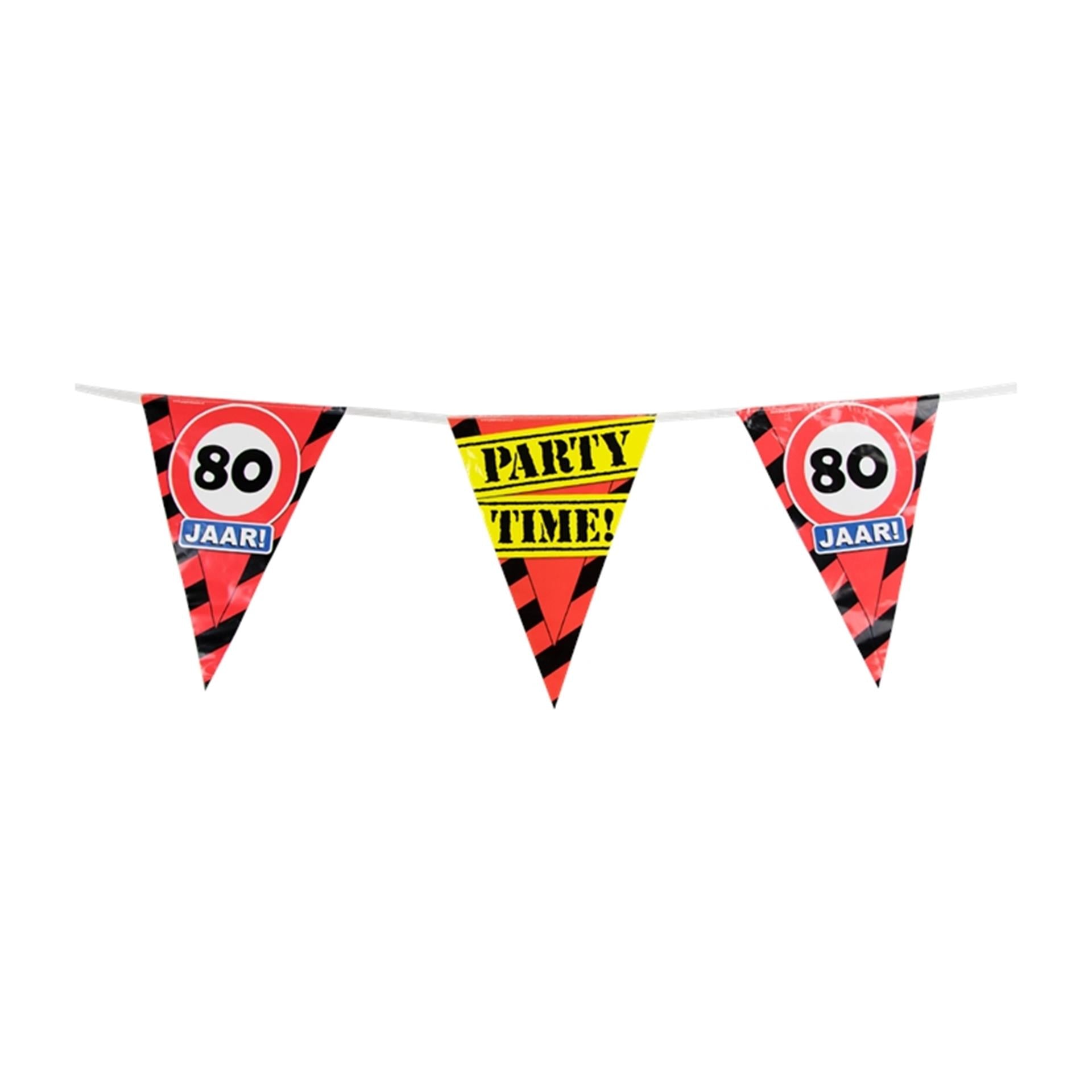 Paperdreams party vlag - 80 jaar