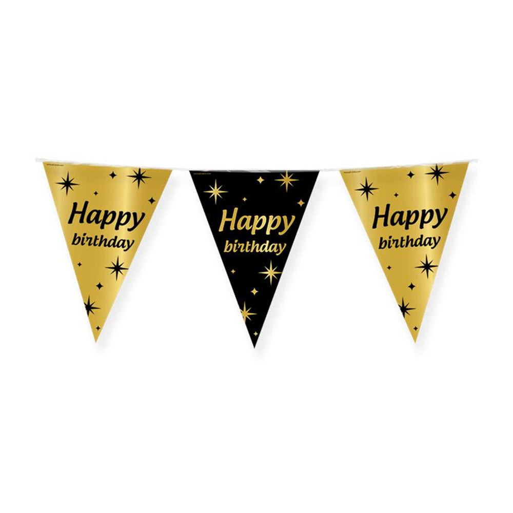 Paperdreams classy party vlag folie - happy birthday