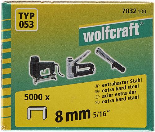 Wolfcraft breedrugnieten | type 053 | staal | 8mm | 5000 stuks - 7032100