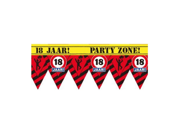 Paperdreams party tape - 18 jaar 12 meter