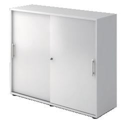 Bach kast met schuifdeuren hammerer v1753s w w re 120 x 40 x 110 cm wit