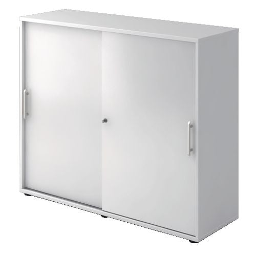 Bach kast hammerer v1753s w w re 120 x 40 x 110 cm schuifdeuren wit