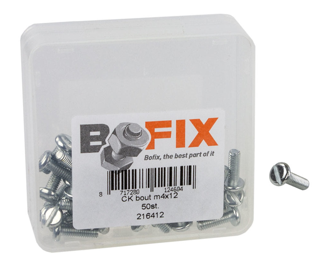 Bofix bout m4x12 ronde kop ds a 50