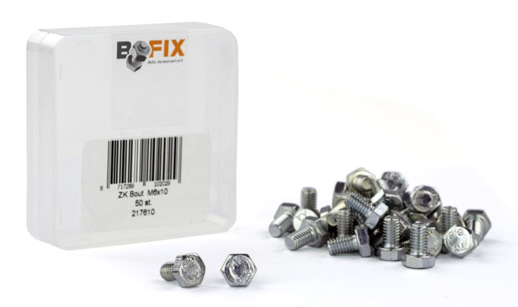 Bofix zeskantbout m6x10 (50st)