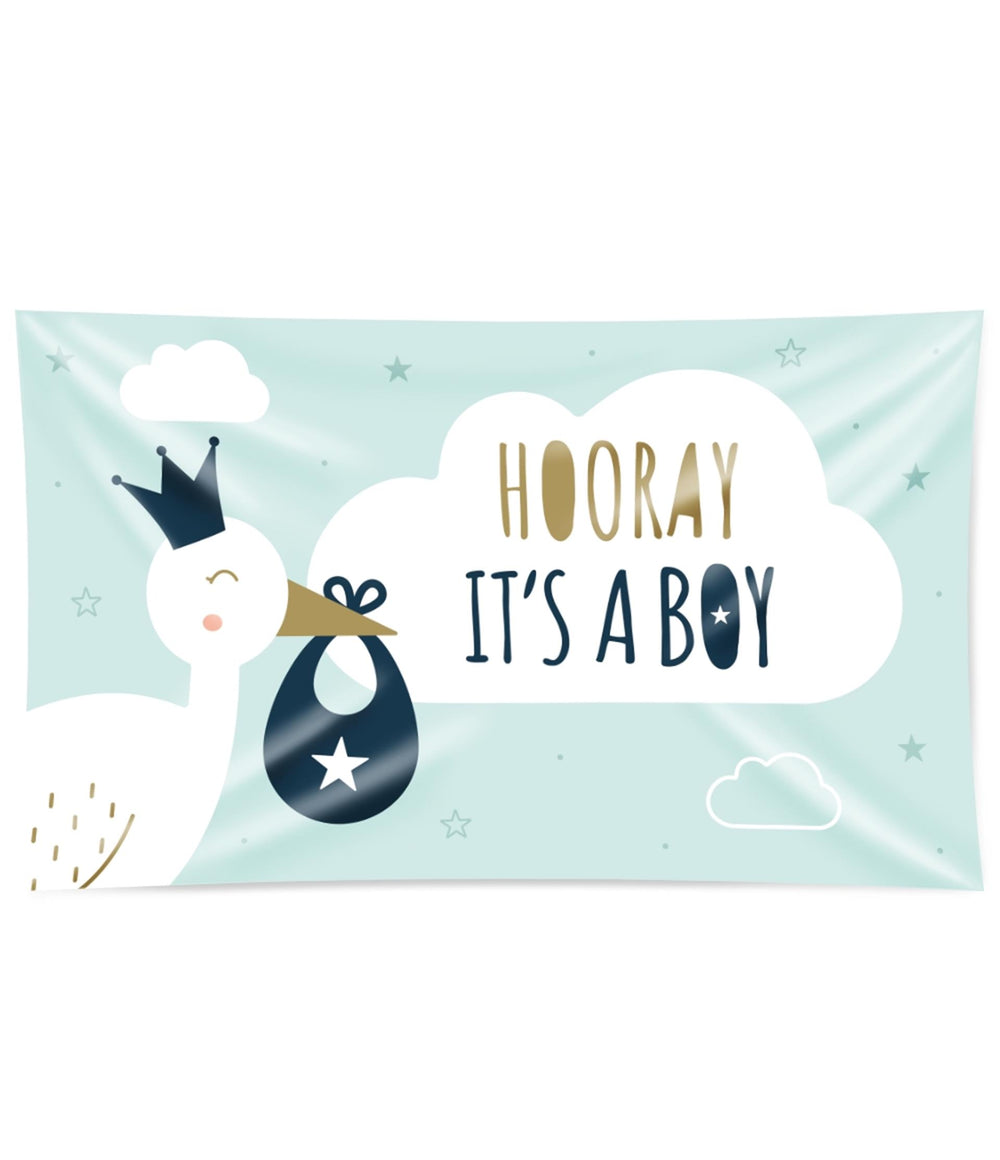 Paperdreams xxl vlag - newborn baby boy