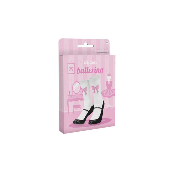 Paperdreams silly socks - ballerina - polyester