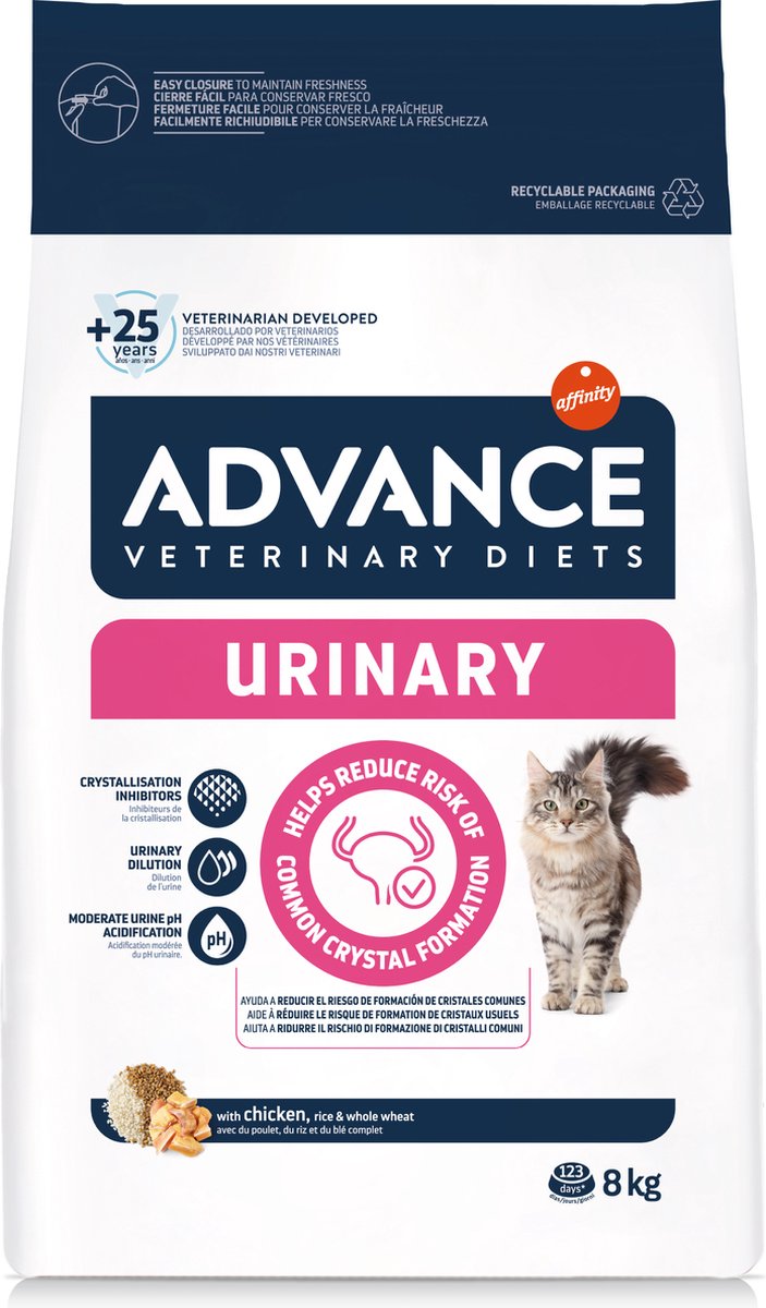 Advance veterinaire dieet kat urine-urinewegen