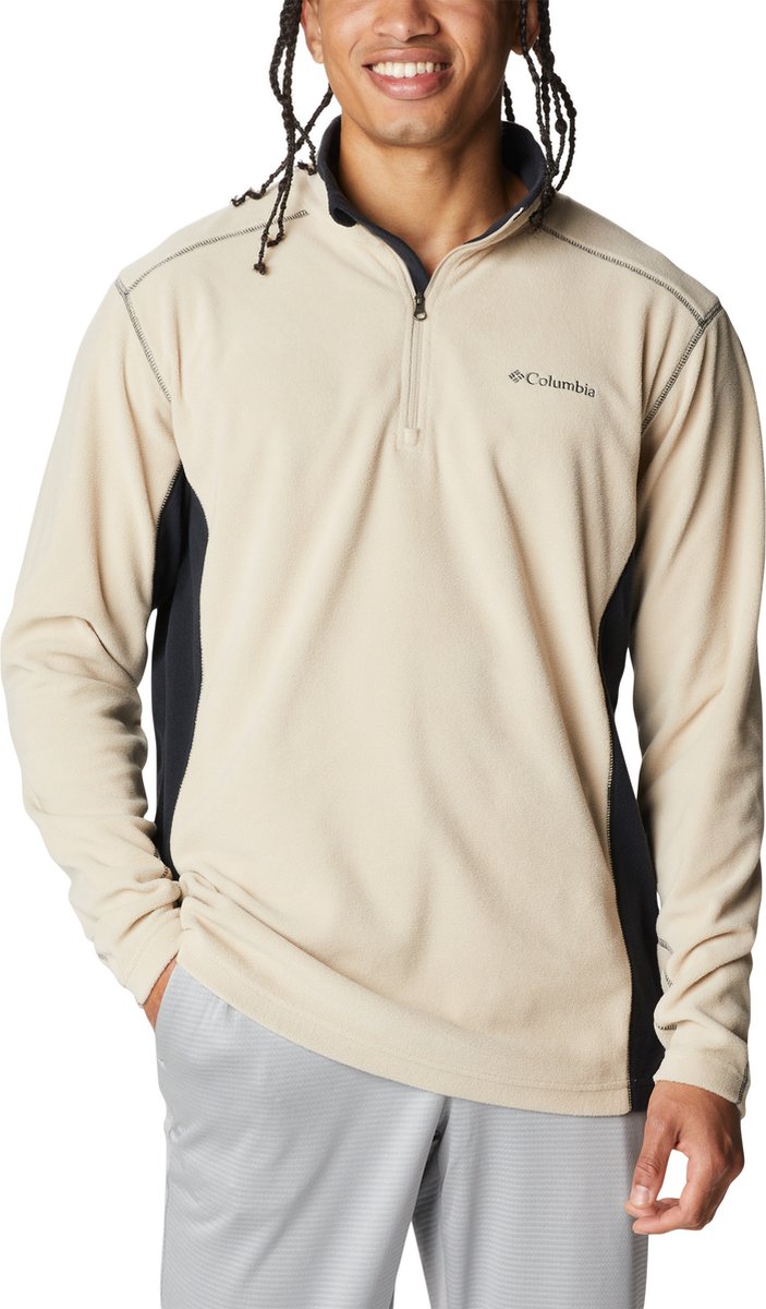 Columbia klamath range™ ii half zip fleecetrui - outdoortrui - fleece trui - heren - maat xl - bruin