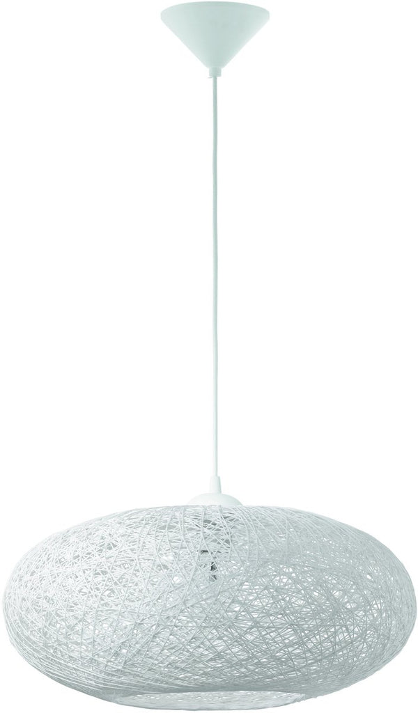 Eglo campilo hanglamp - e27 - 1 lichts - ø45 cm - wit