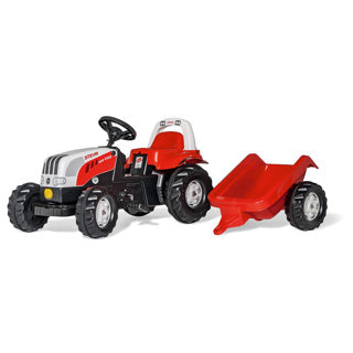 Rolly toys traptractor steyr 6190cvt met aanhanger