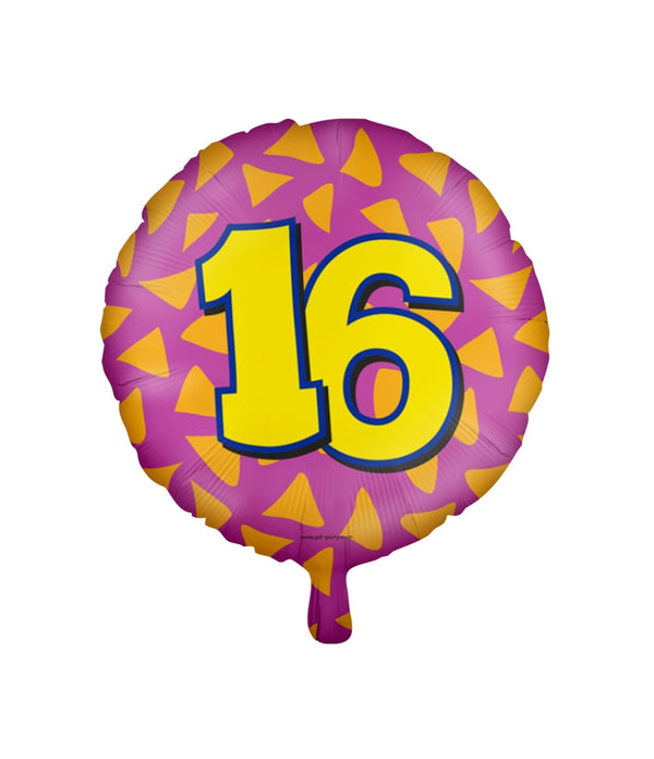 Paperdreams happy folie ballon - 16 jaar