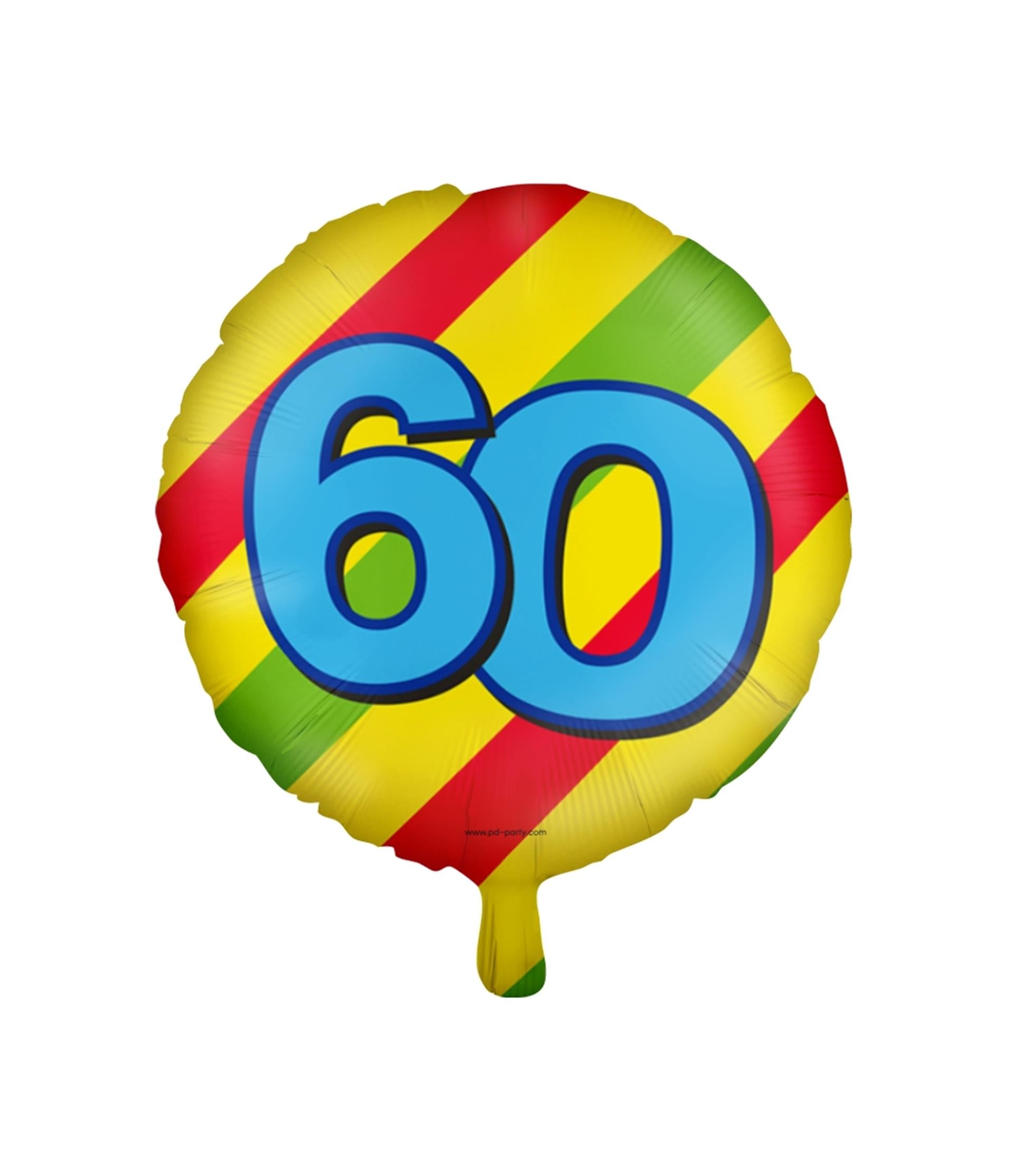Paperdreams happy folie ballon - 60 jaar