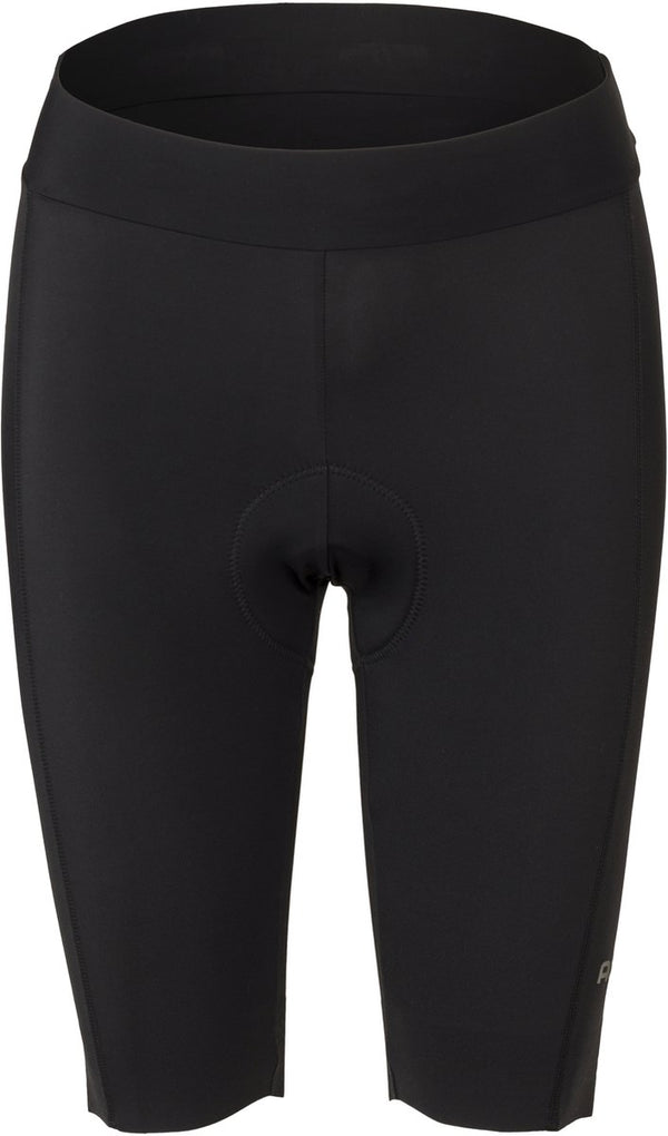 Agu comfort plus - fietsbroek - wielrenbroek met zeem - dames - zwart - m - ademend met compressie - siliconen grippers - elastische tailleband m
