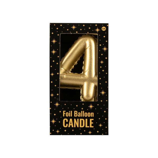 Paperdreams folie ballon kaars goud - 4