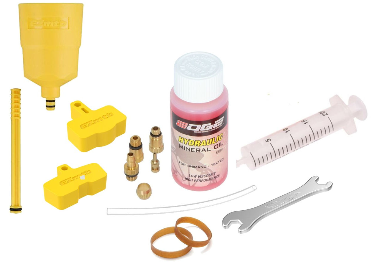 Edge schijfrem-ontluchtingsset shimano tektro - incl. olie
