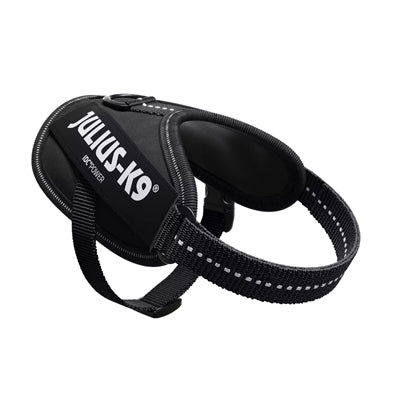 Julius k9 Idc powerharnastuig voor labels zwart