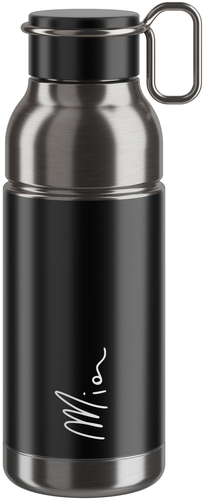 Elite bidon mia inox bottle mia inox 650ml black silver