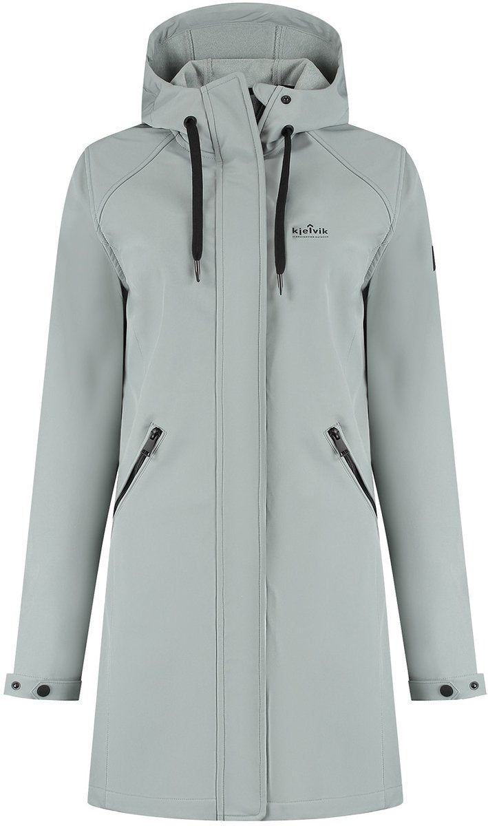Kjelvik outdoorjas mila blauw