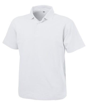 Dassy polo shirt leon katoen wit s