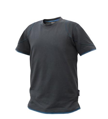Dassy t-shirt kinetic grijs azuurblauw xxl