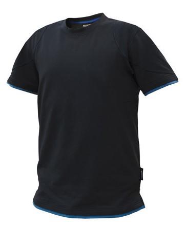 Dassy t-shirt kinetic zwart azuurblauw xl
