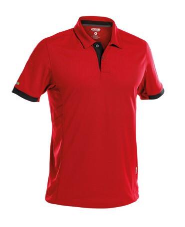 Dassy polo traxion rood zwart xl