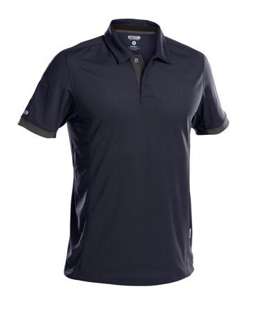 Dassy polo traxion marine grijs s