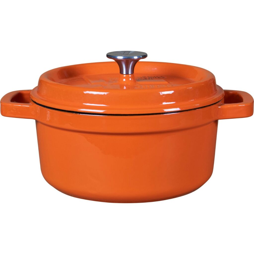Solinger de windmolen premium gietijzeren braadpan 2,5l oranje emaille