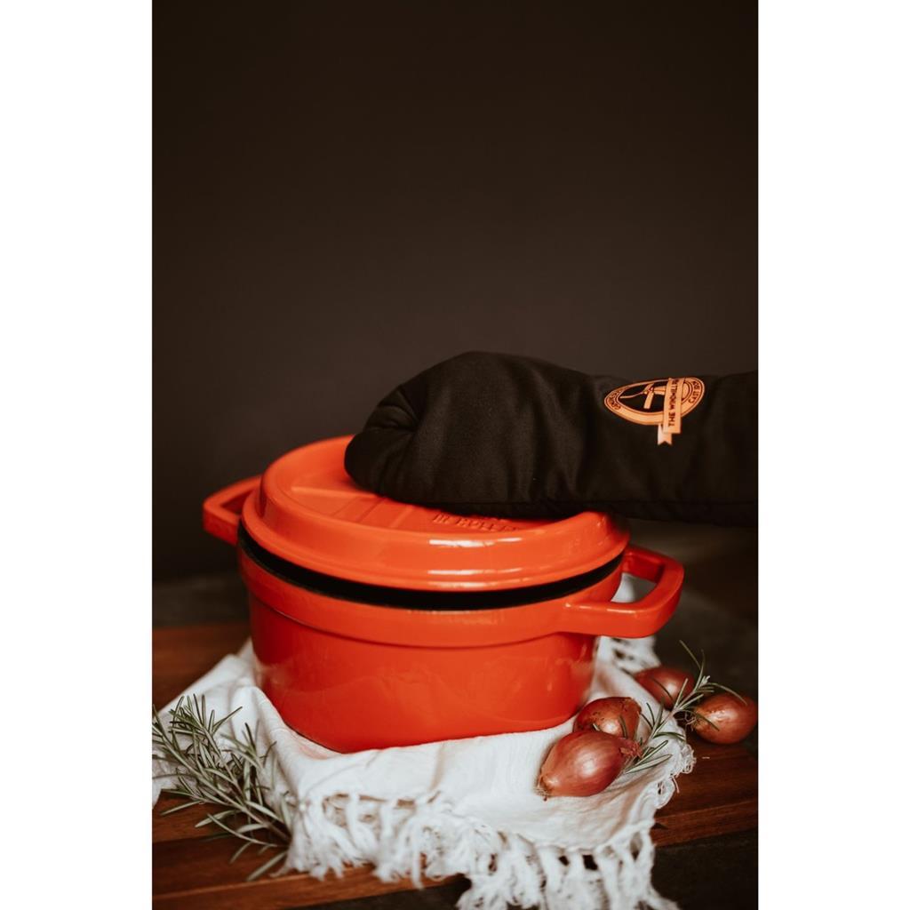 Solinger de windmolen premium gietijzeren braadpan 2,5l oranje emaille