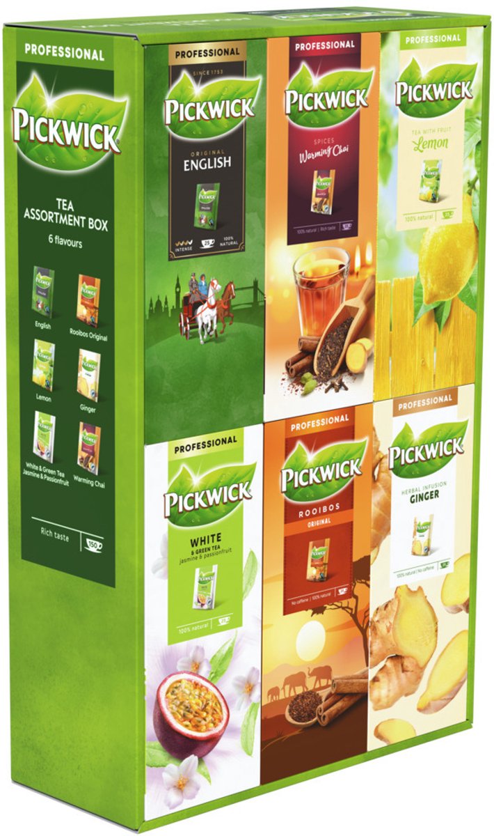 Pickwick thee combibox 6x25 zakjes