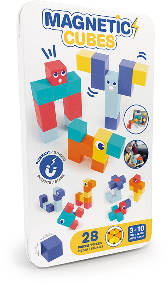 Ludi - magnetische blokken - 28 stuks
