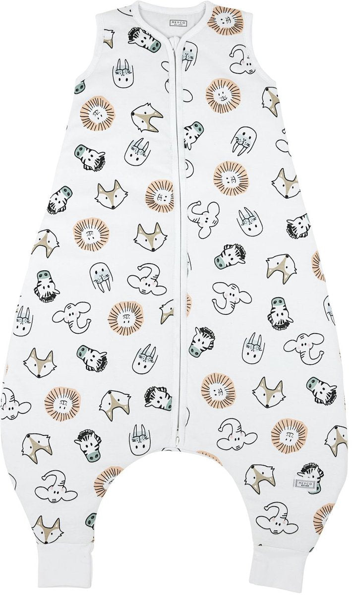 Meyco baby animal baby winter slaapoverall jumper - multicolour - 92cm - 2.0 tog