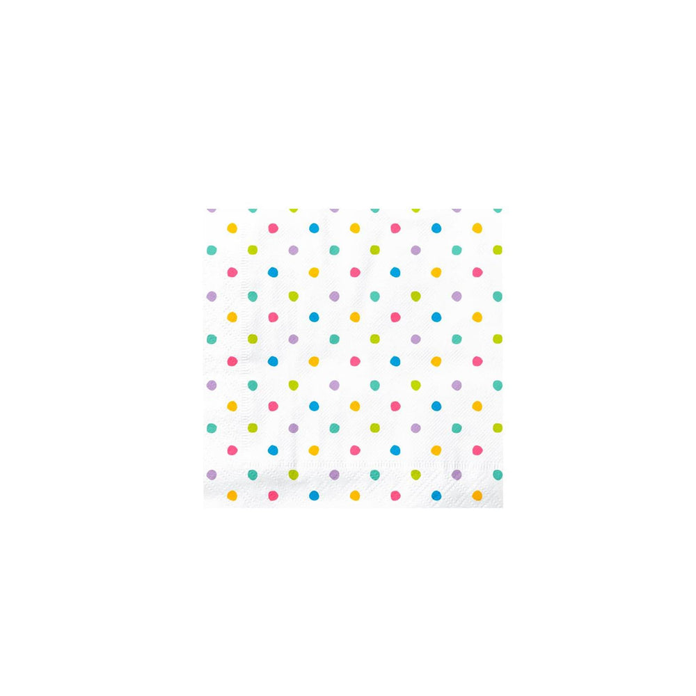 Paperdreams servetten - party dots- papier 33cm