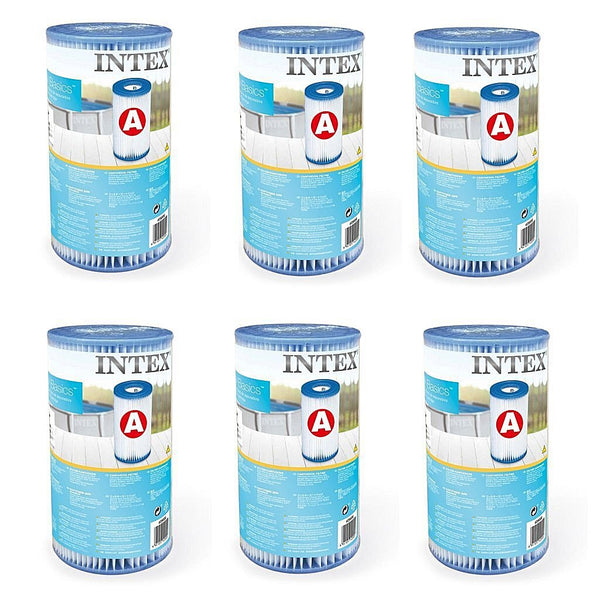 Intex 29000 filter cartridge type a 6 stuks voor zwembad 244 305 366 cm